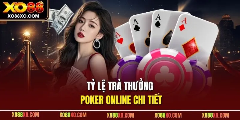 Tỷ lệ trả thưởng Poker online chi tiết